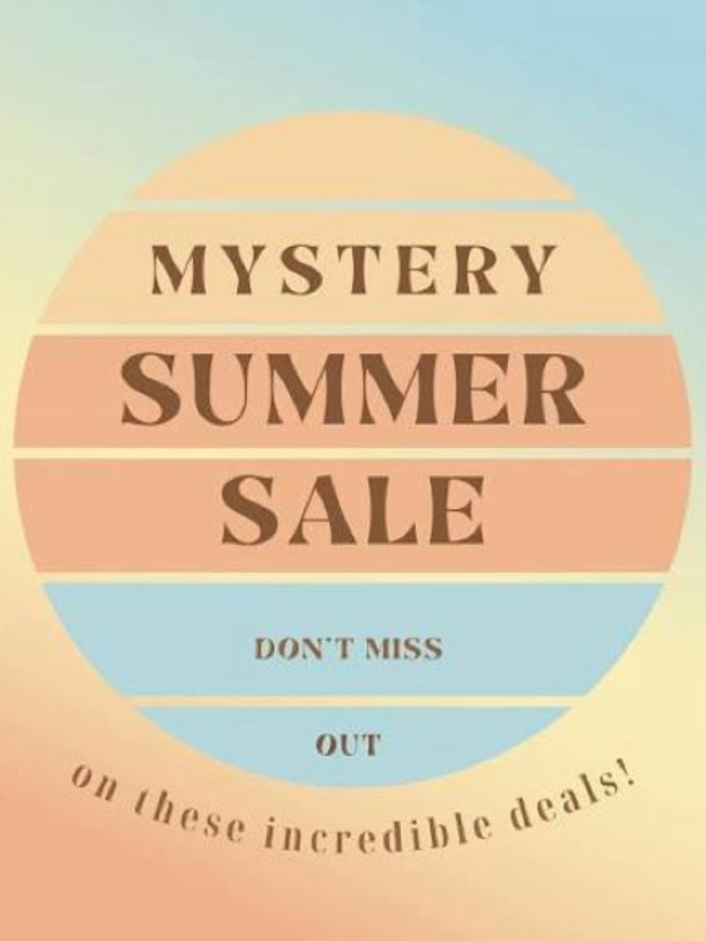 $25 Summer Clearance Mystery Bag